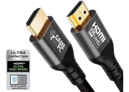 Cable Hdmi 8k 4k Alta Velocidad 120hz 48gbps Ps5 Xone 3mts