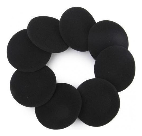 A 4 Pares 60mm Substituição Orelha Espuma Almofada Capas