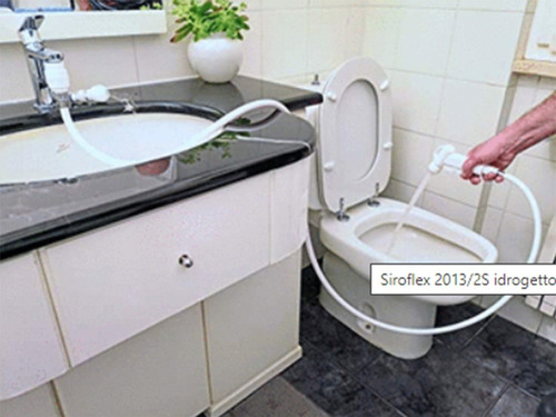 Imagen 2 de 8 de Kit Completo Bidet Ducha Aireador Siroflex 2013/s Aquaflex