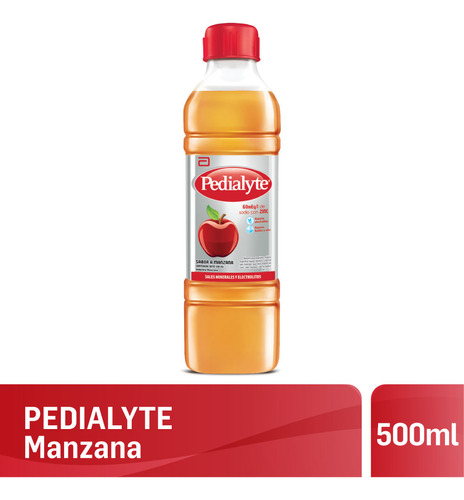 Pedialyte Suplemento Rehidratante Manzana 500ml X 12u