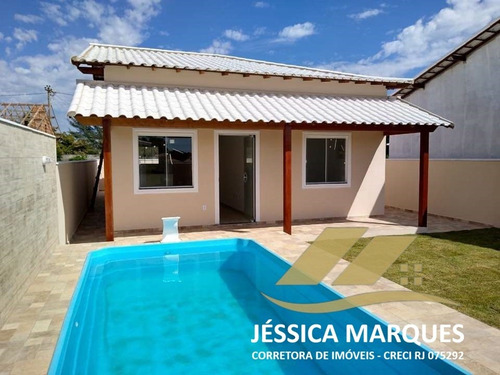 Imagem 1 de 11 de Dl- 018-1 Casa De 2 Quartos E Piscina Em Unamar - Cabo Frio
