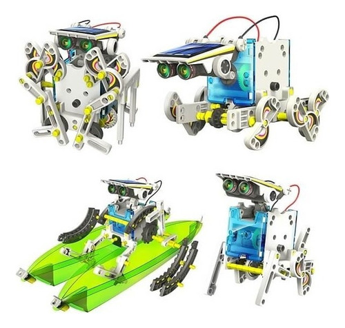 Robot Solar Educativo De 14 Figuras En 1