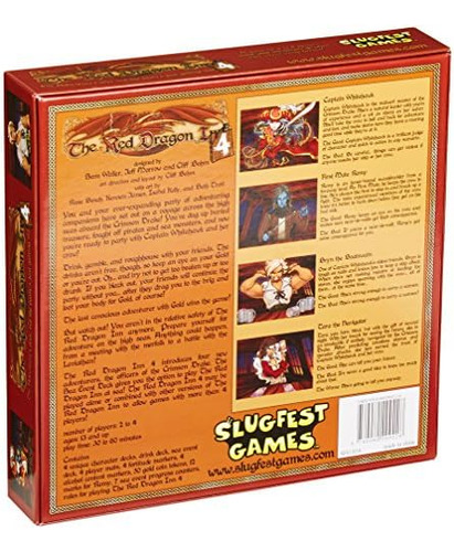Jogos Slugfest The Red Dragon Inn 4 Jogo De Tabuleiro De Est
