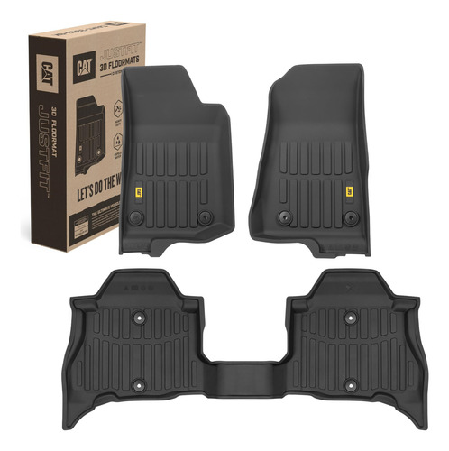 Tapetes De Chão Cat Justfit 3d Para Jeep Wrangler 4xe 2021-2