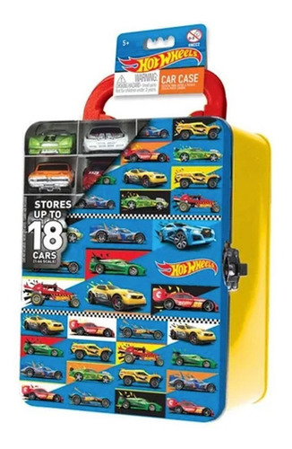 Caja Metalica Porta Autos Hotwheel
