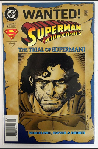  Dc Comics Superman In Action Comics #717  Ingles  1996
