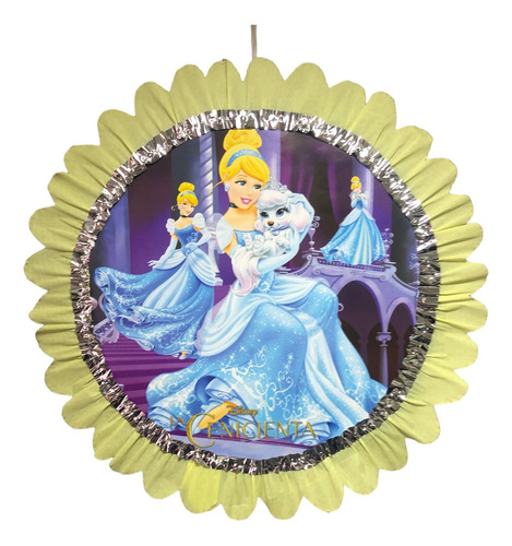 Piñata De Tambor Cenicienta Fiesta Infantil Niña Niño Decora