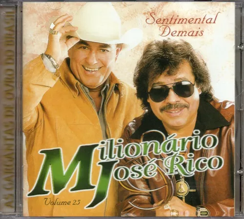 Cd Milionario e Jose Rico - Sentimental Demais Vol.25 (2000), Item de  Música Usado 81921835