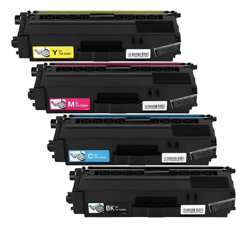 Pack 4 Toner Para Brother Tn-331 / Mfc-l8600 / Mfc-l8650