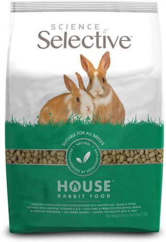 Alimento Para Conejo Dry Science Selective House De 1.5 Kg