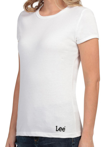 Playera Slim Fit Manga Corta Lee Mujer 311