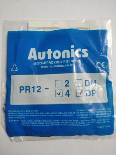 Sensor Inductivo De Proximidad M12 Pr12-4dp Autonics