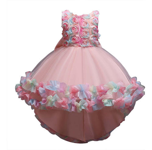 Vestido De Princesa Sin Mangas Creativo Para Niña, Con Estam