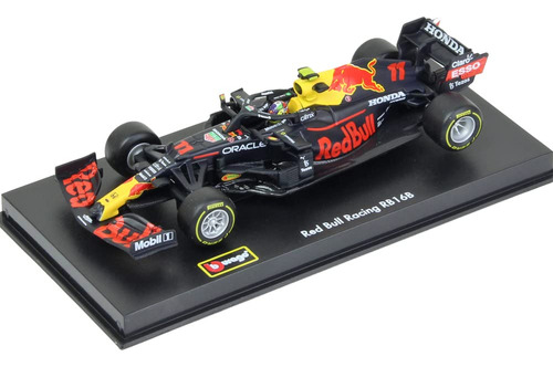 Bburago 1:43 F1 Aston Martin Red Bull Racing Rb16b Con Casco