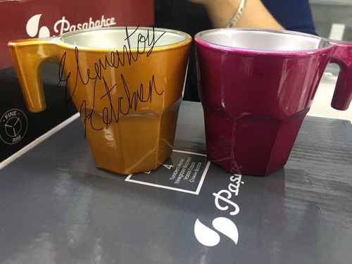 4 Taza De Café Expresó De Vidrio De 70 Ml Pasabahce