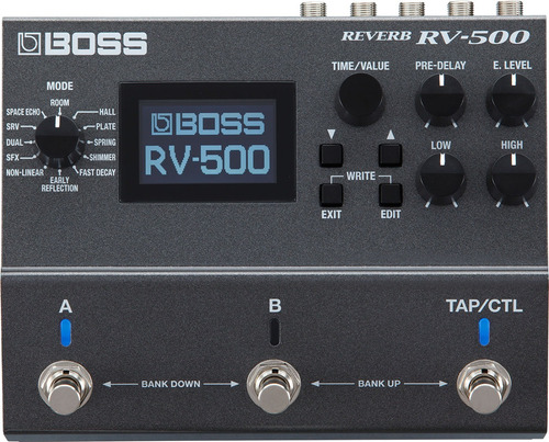 Pedal De Efecto Boss Rv-500 Reverb  Negro