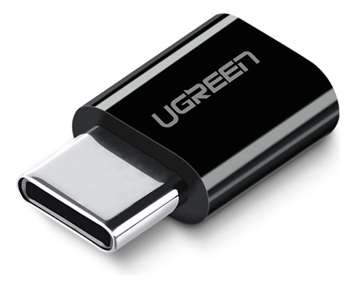 Ugreen Adaptador USB-C Otg Micro Usb Fêmea Para Macho Cor Preto