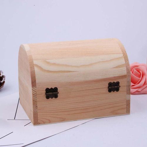 Caja De Madera Sin Terminar, Caja De 16cmx12cmx11,5cm