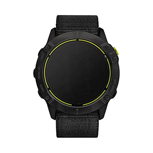 Correas De Nailon 20mm Garmin Fenix 7s/6s/instinct 2s Negra
