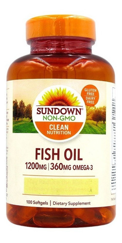 Fish Oil 1200mg (360mg Omega3) X200cap (sundown)