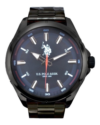 Reloj U.s. Polo Assn. Para Caballero Uscwm-48-0058 Negro