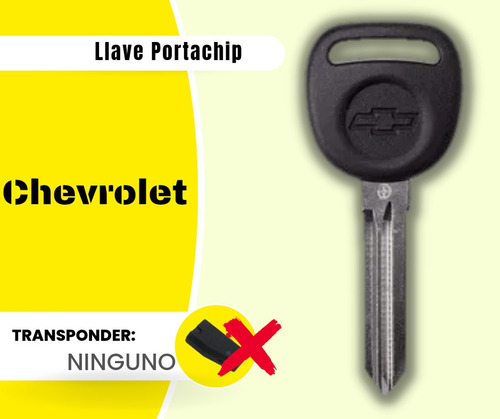 Llave Portachip Para Chevrolet Silverado Tahoe Impala 