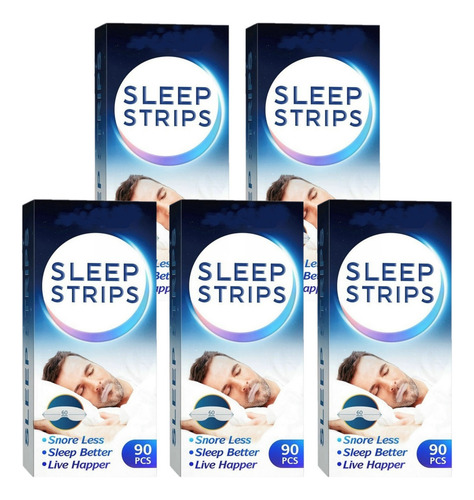 5 X Sleep Strips Strip Strip, Cinta Adhesiva Antironquido,