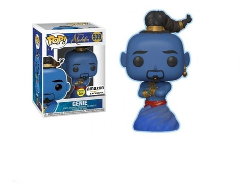 Funko Pop Genio Aladdin Glow Brilla Exclusivo Genie