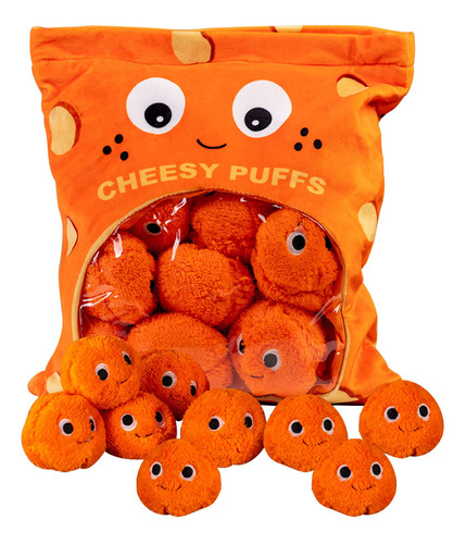 Cheesy Puffs - Pelotas De Juguete De Peluche, Cojn De Juguet