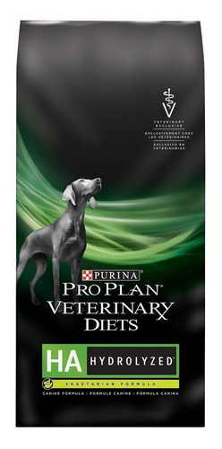 Imagen 1 de 2 de Alimento Pro Plan Veterinary Diets HA Hydrolyzed para perro adulto todos los tamaños sabor mix en bolsa de 7.4kg