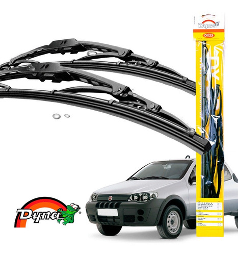 Kit Limpador Parabrisas Fiat Strada 2001 A 2020 Original