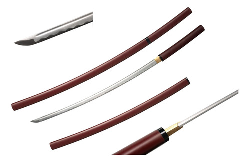 Espada Samurai Katana Japonesa Hecha A Mano Estilo Shirasaya