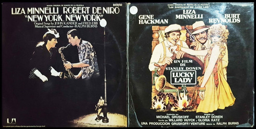 Imagen 1 de 4 de Discos Vinilos Liza Minelli. New York. Lucky Lady. 21110