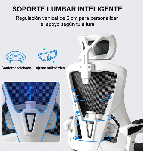 Mesa Y Silla Ergonómicas Ajustables De Malla Transpirable
