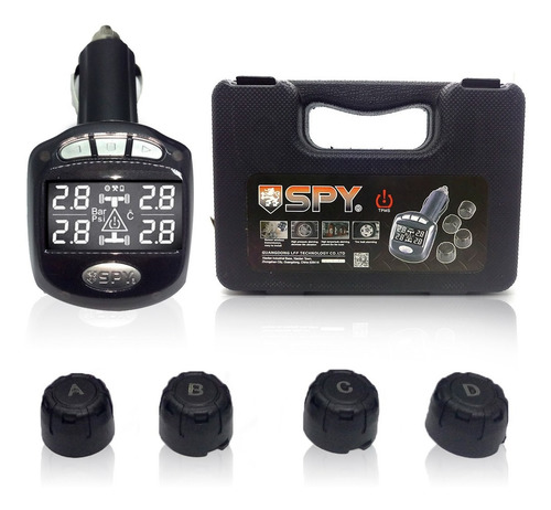 Imagen 1 de 9 de Tpms Kit Sensor De Presion Y Temperatura Neumaticos, Externo