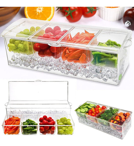 2025 Caixa De Temperos Destacável Para Salada De Frutas