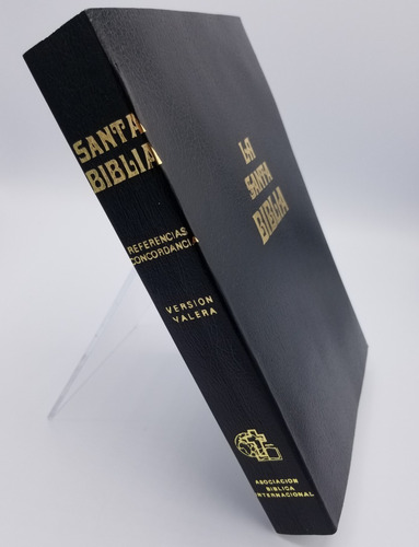 Imagen 2 de 10 de Biblia Antigua Version Valera 1602 Rustica Negro Letra Grand