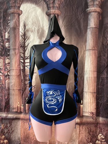 Disfraz De Ninja Guerrera Para Mujer Ideal Para Halloween O Fiesta Temática