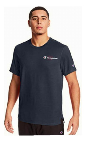 Camiseta Sport Tee, Champion, Hombre, Atlética Marina Color Atlética Marina - Logotipo De Campeón De Estados Unidos