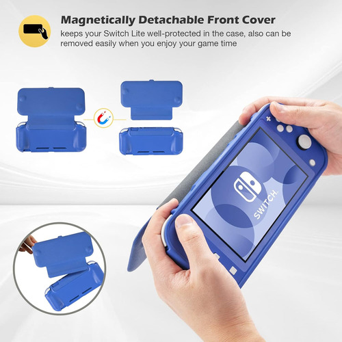 Funda + 2 Protector Pantalla Para Nintendo Switch Lite 2019