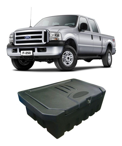 Caixa Caçamba Ford F-250 1999 A 2004 Cd Ferramentas Trunk