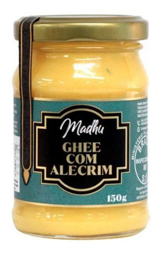 Manteiga Ghee Com Alecrim 150g - Madhu