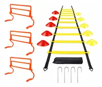 Comprar Escalera Coordinación+3 Vallas Regulable + 10 Conos Lentejas
