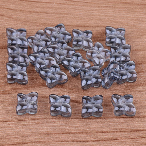 20 Piezas De Cristal Perla De Diamante De Imitación Azul