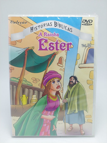Dvd Filme Histórias Bíblicas, A Rainha Ester Vol 10