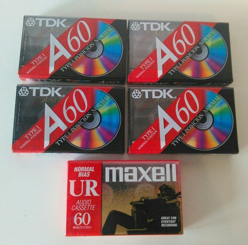 Cassettes Vírgenes Tdk  Maxell 60 Minutos Precio X Cada Uno