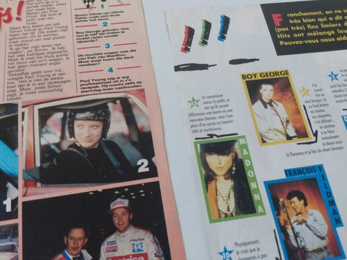 Boy George Culture Club Lote 19 Recortes Clipping De Revista (Usado)