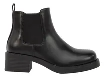 Comprar Bota Casual Punta Cuadrada Tierra Bendita Negro Mujer Ps14