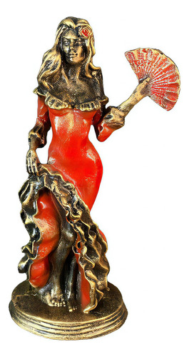 Estátua Imagem Pombagira Maria Padilha - Orixás Decoração Cor Vermelho