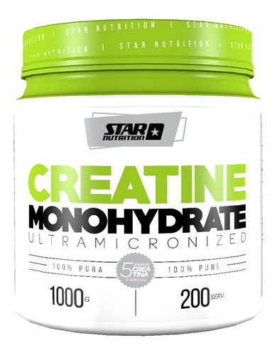 Creatina Star Nutrition 1 Kg Monohidrato Micronizada